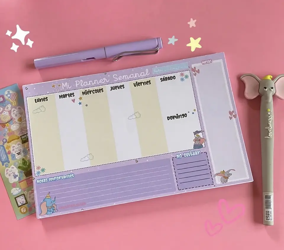 Planner Semanal Dumbo – 30 Hojas  1