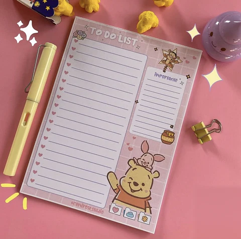 To Do List Winnie the Pooh