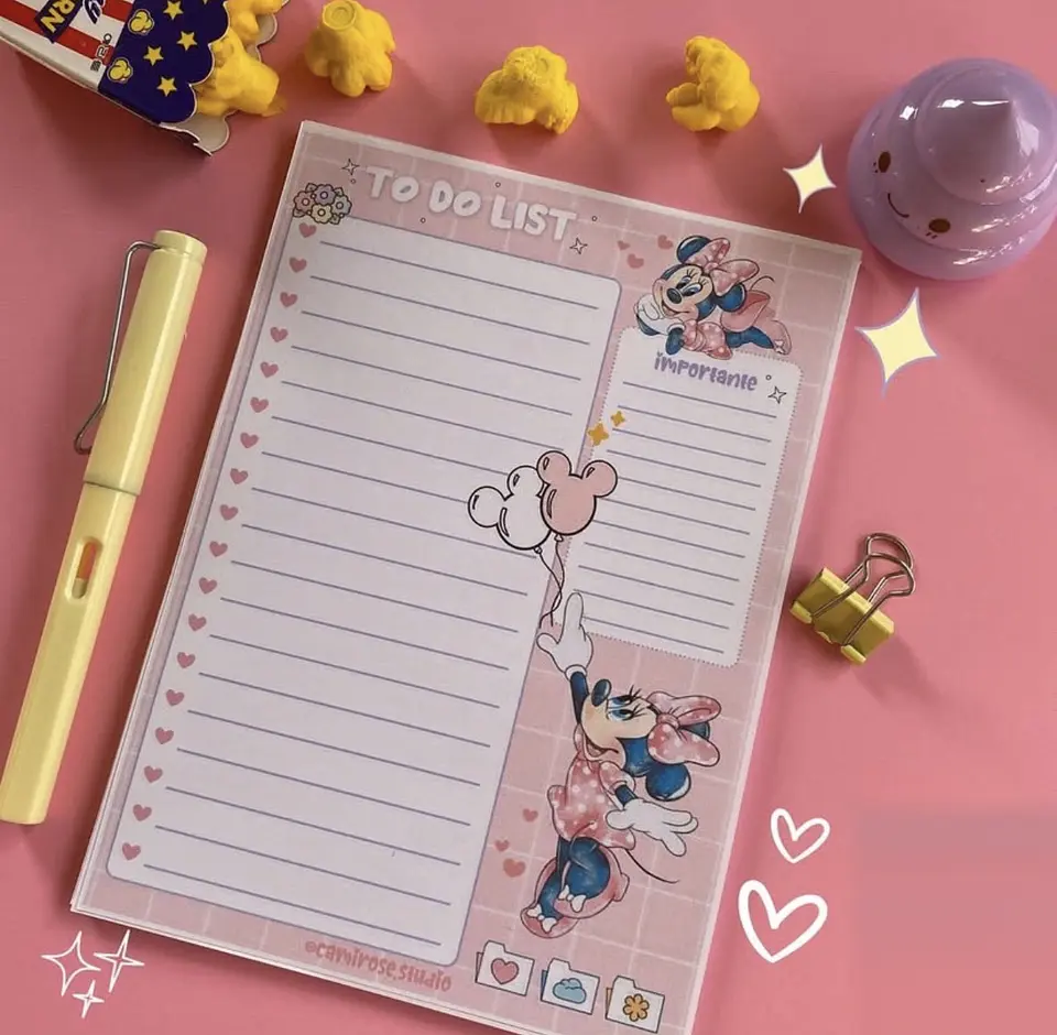 To Do List Minnie Mouse 1
