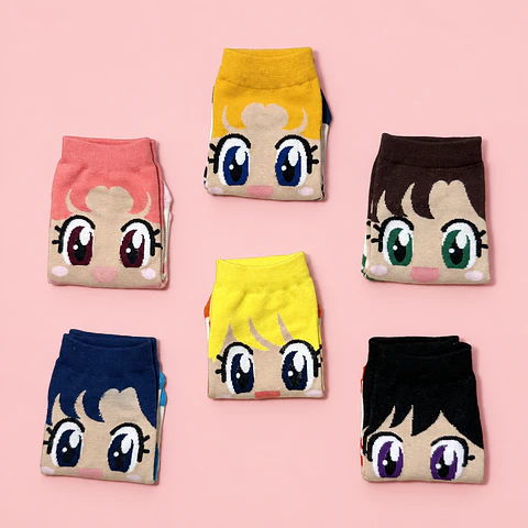Set de Calcetines Sailor Moon – Sailor Scouts 