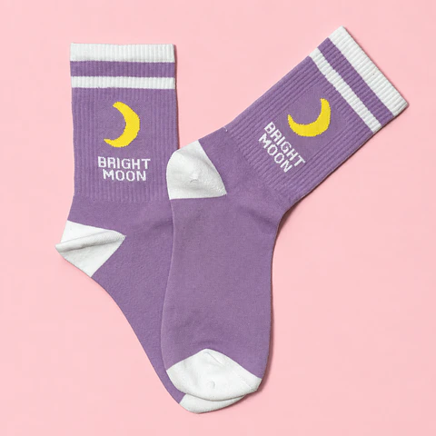Calcetines Media Caña Bright Moon – Lila