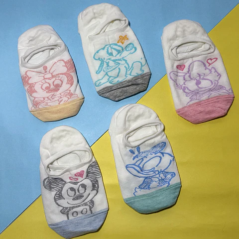 Set Calcetines Invisibles Disney – 5 Pares