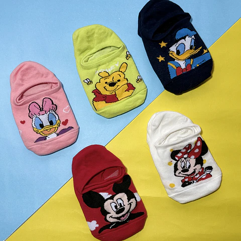Set Calcetines Invisibles Disney – 5 Pares 