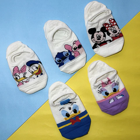 Set Calcetines Invisibles Disney – 5 Pares