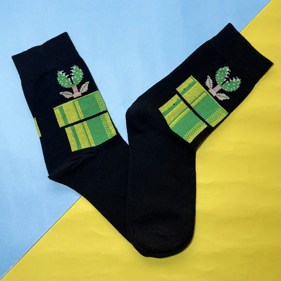 Calcetines Super Mario – Planta Piraña  1