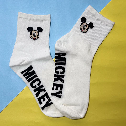 Calcetines Mickey Mouse – Blanco