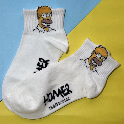 Calcetines Homero Simpson – Blanco 