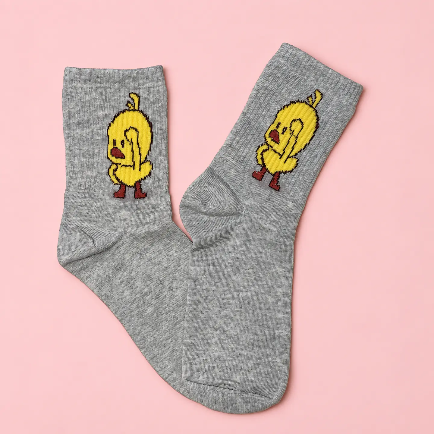 Calcetines Pollito – Gris  1