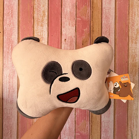 Cojín Panda – Escandalosos – 25 cm