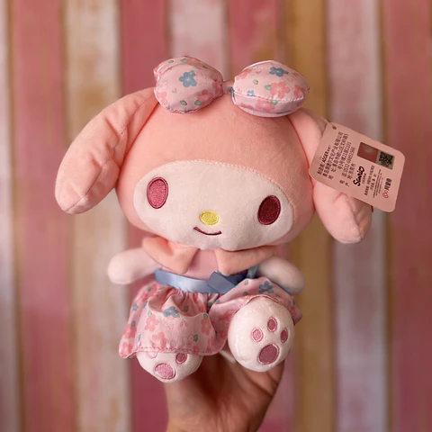 Peluche My Melody con Vestido Floral | 28 cm | Edición Sakura