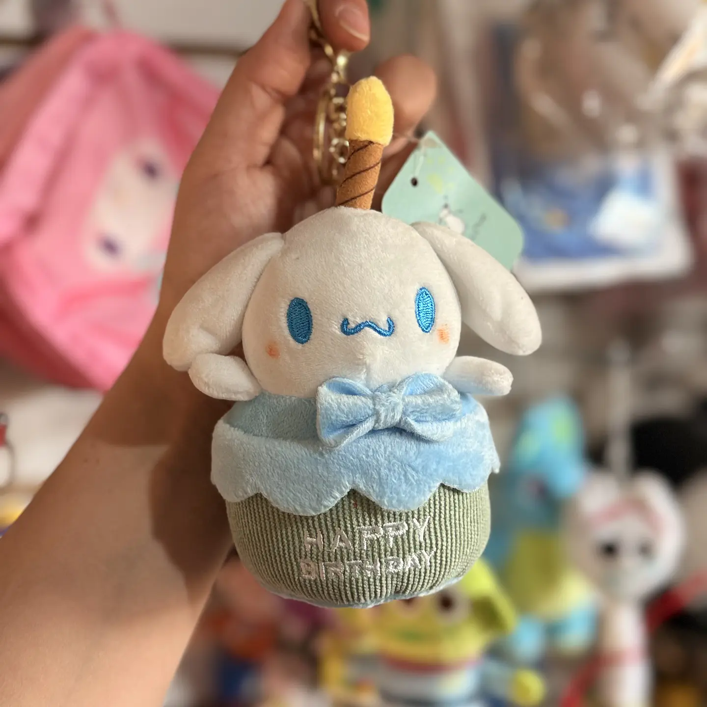  Llavero de Peluche Cinnamoroll Pastel de Cumpleaños – Sanrio 1