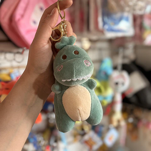  Llavero de Peluche Dinosaurio Kawaii