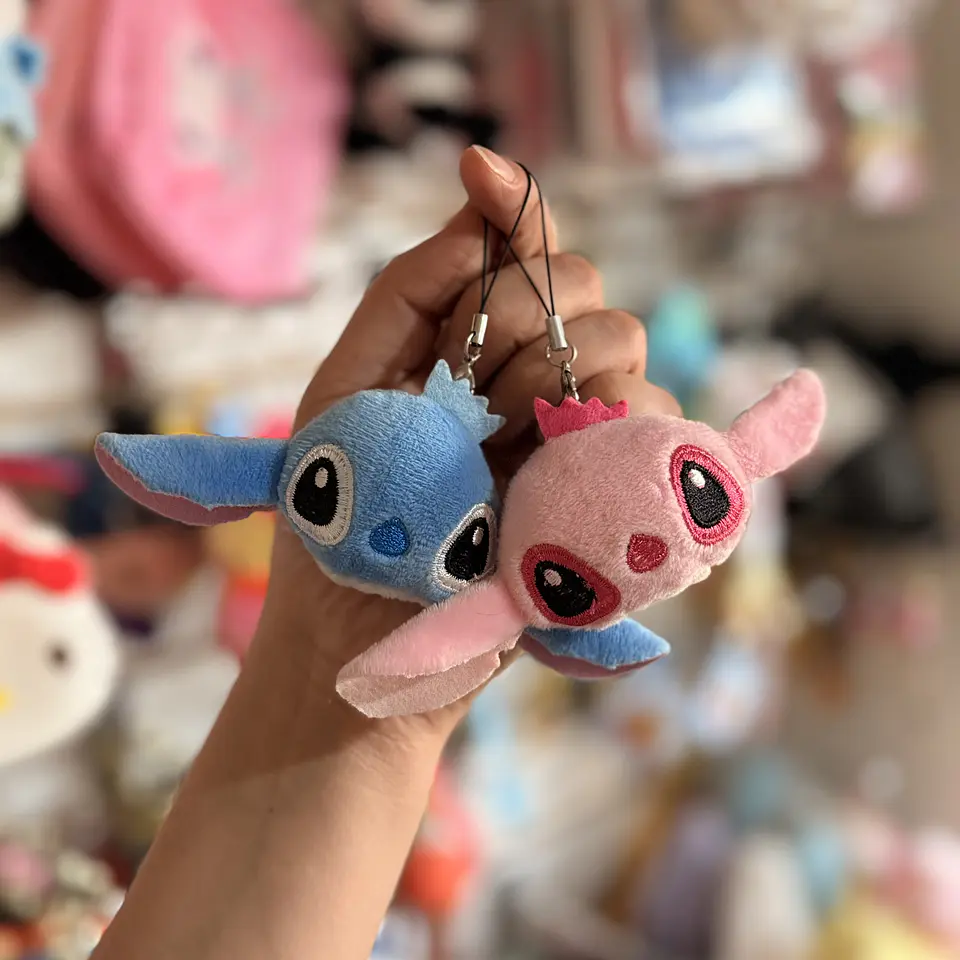 Colgante de Peluche Stitch o Angel  1