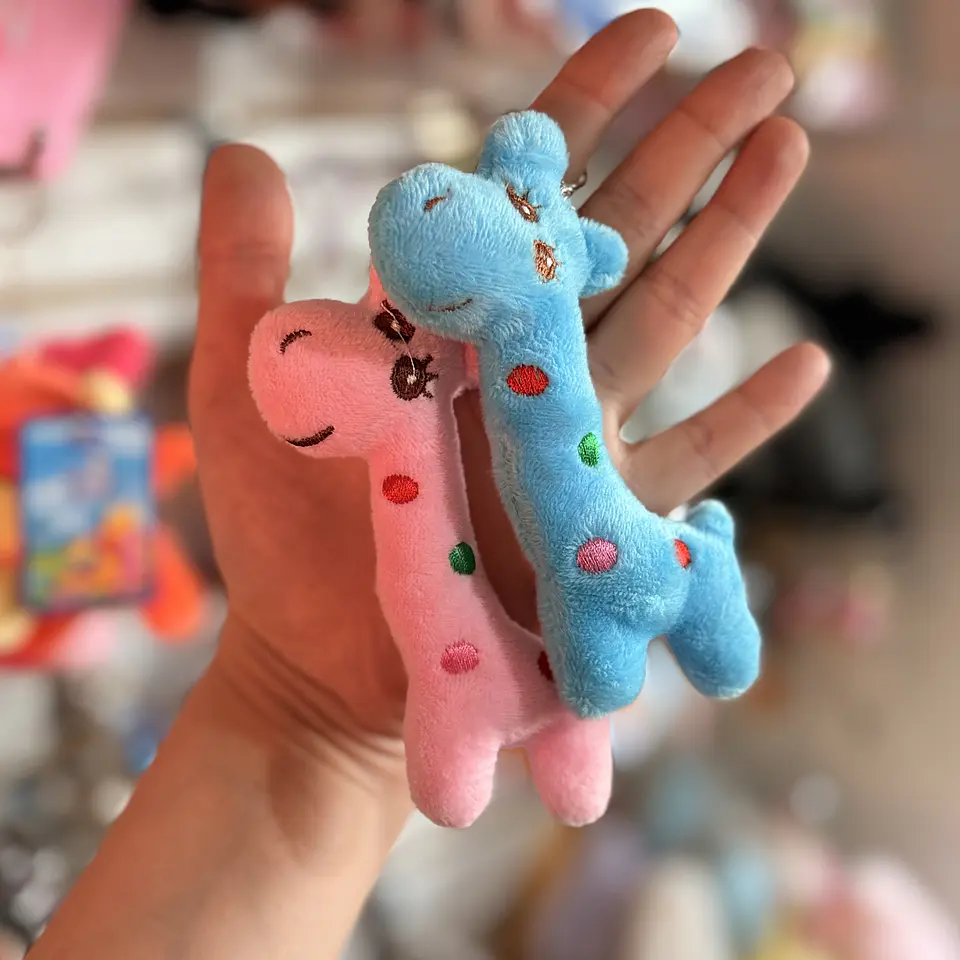 Llavero de Peluche Jirafa Kawaii  1