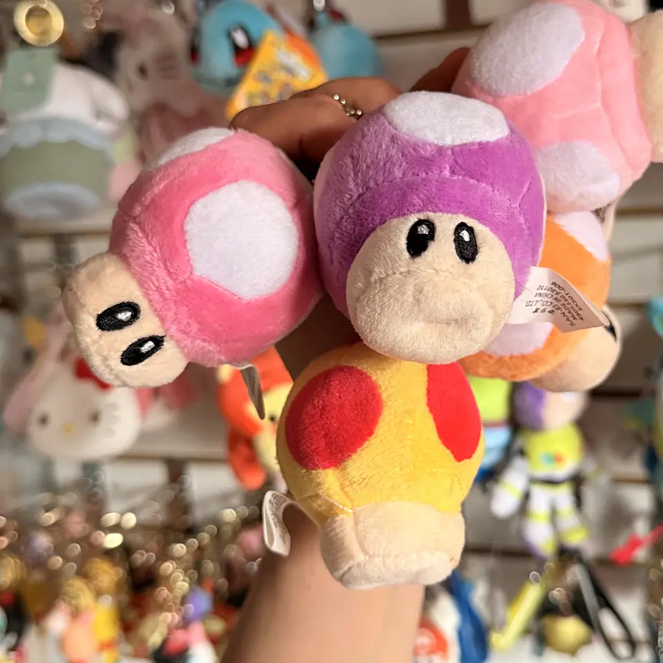 Llavero de Peluche Super Mario – Toad con Variantes  1