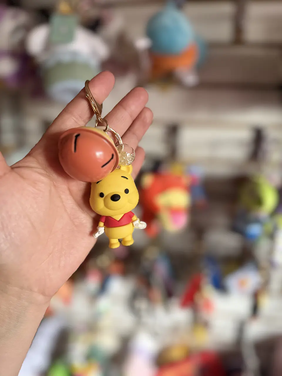 Llavero Winnie the Pooh con Cascabel – Disney 1