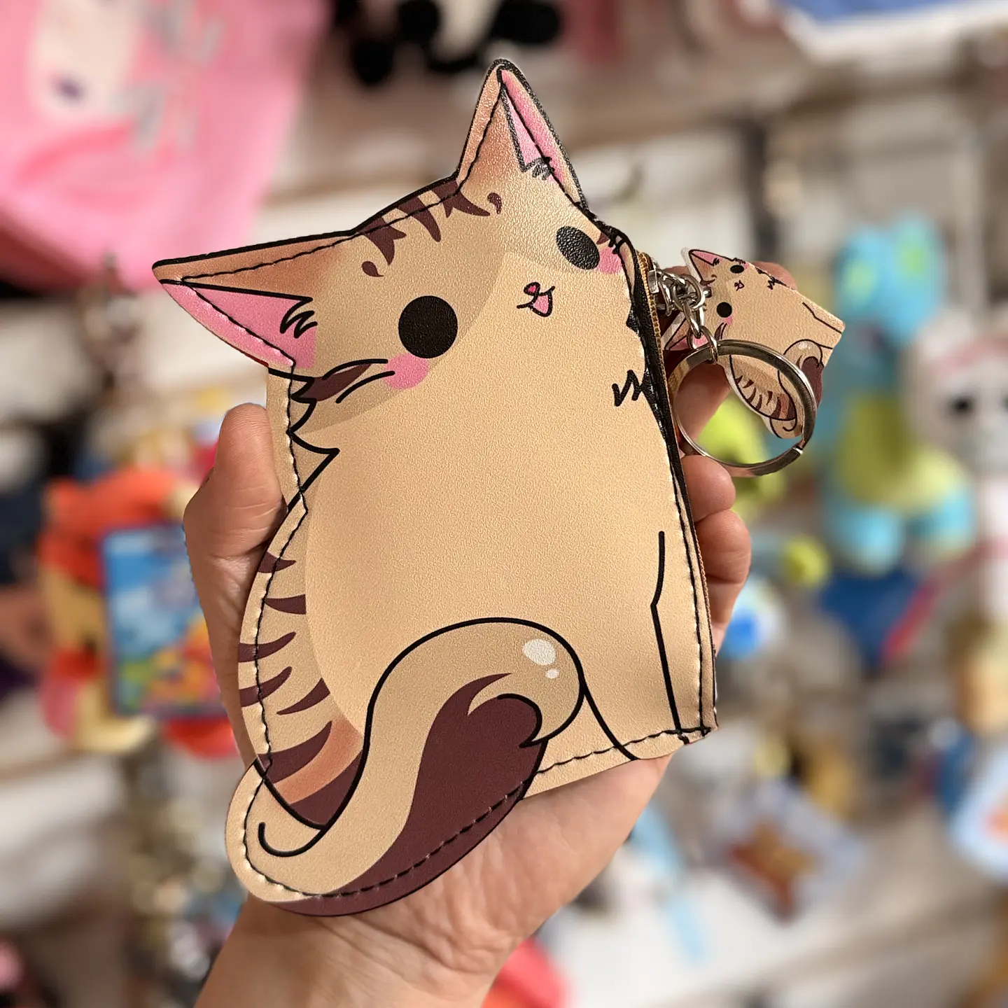 Monedero Gatito con Llavero  3