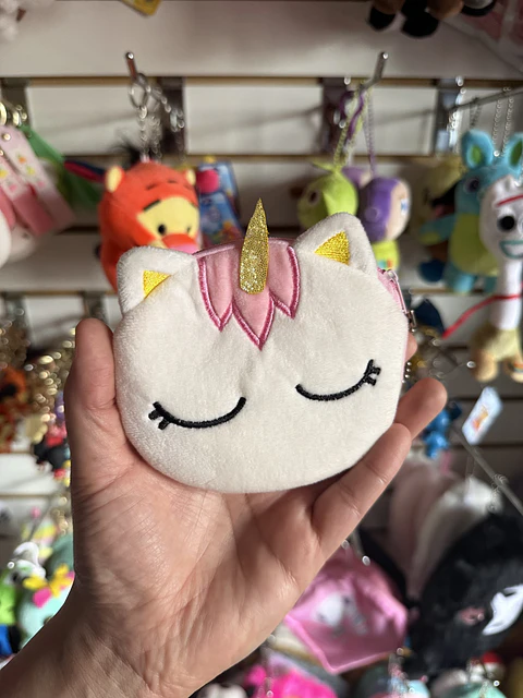 Monedero de Peluche Unicornio