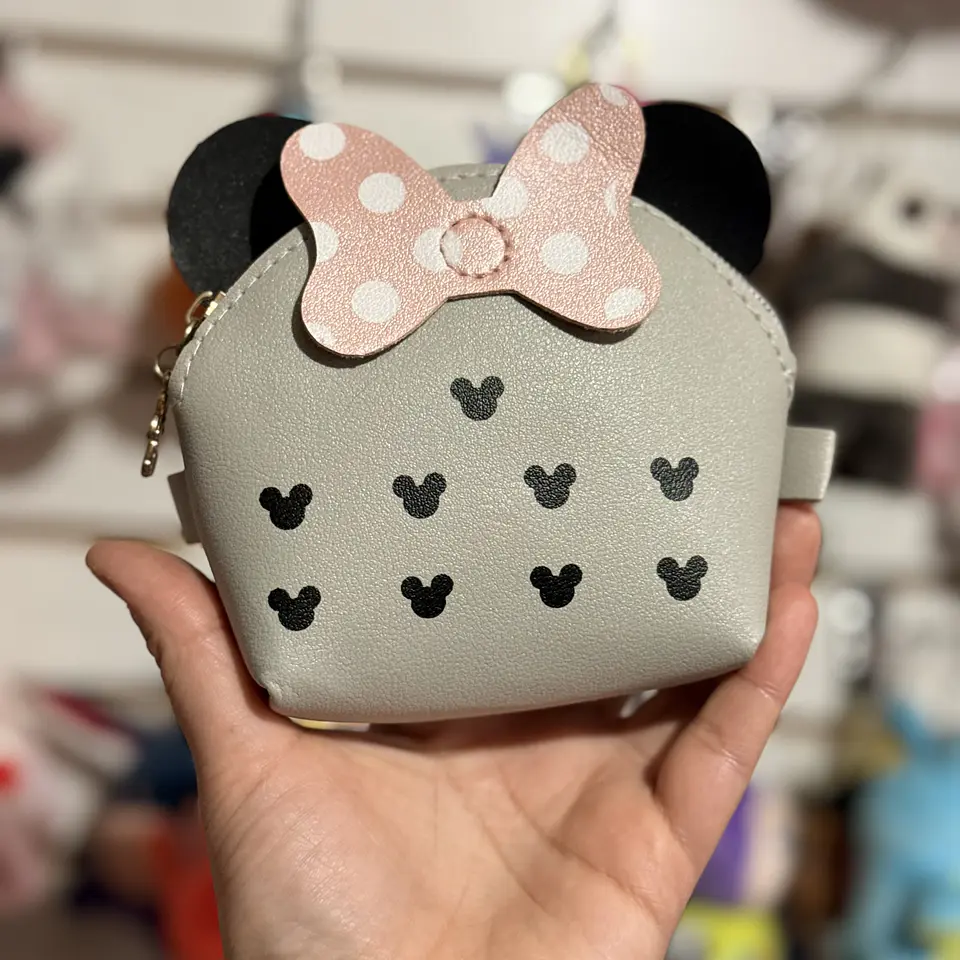 Mini Cartera Monedero Minnie Mouse con Cadena  3