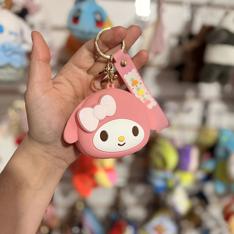 Monedero de Goma My Melody con Llavero