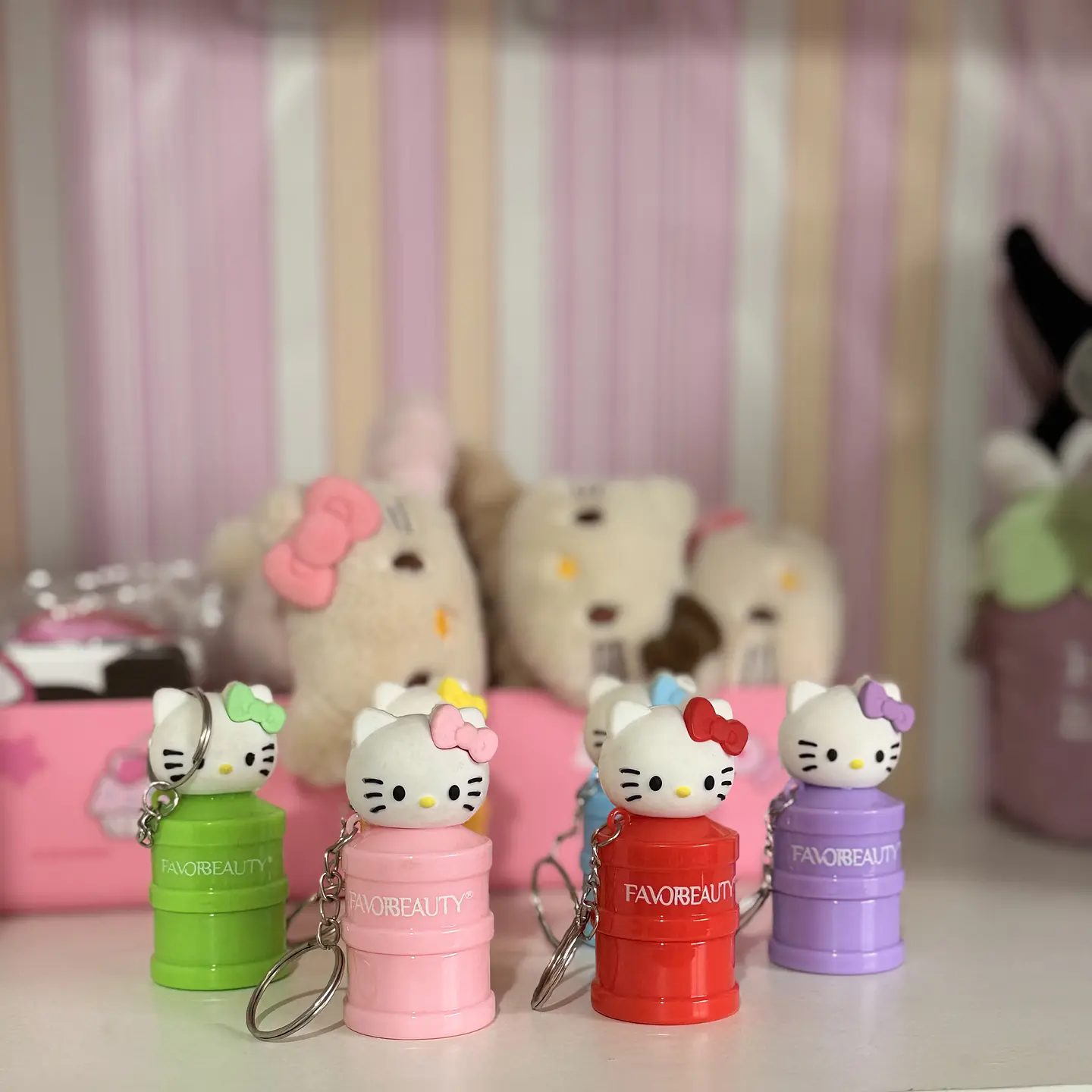 Bálsamo Labial Hello Kitty con Llavero  1