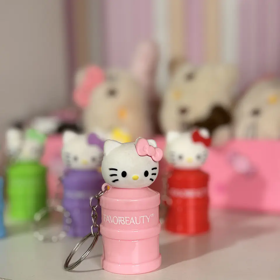 Bálsamo Labial Hello Kitty con Llavero  4