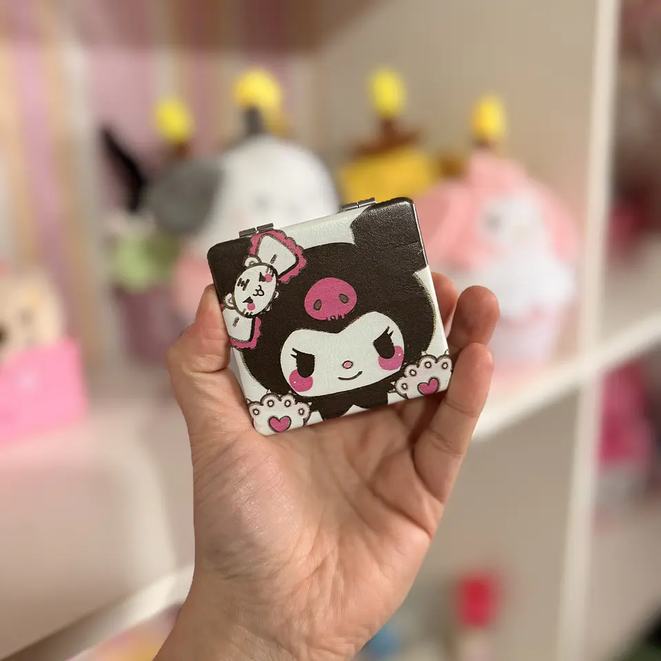 Espejo Doble Compacto Kuromi – Sanrio 1