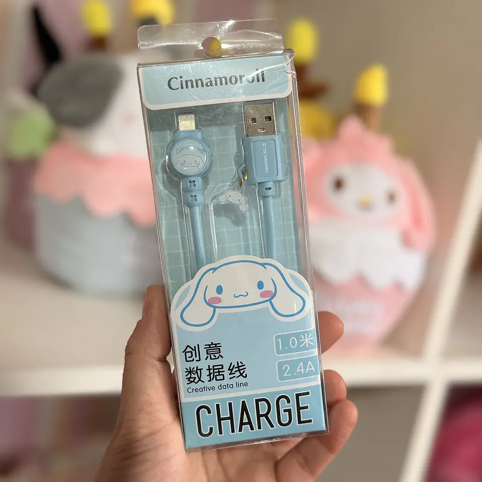 Cable de Carga USB a Lightning Cinnamoroll – Sanrio 1 Metro 1