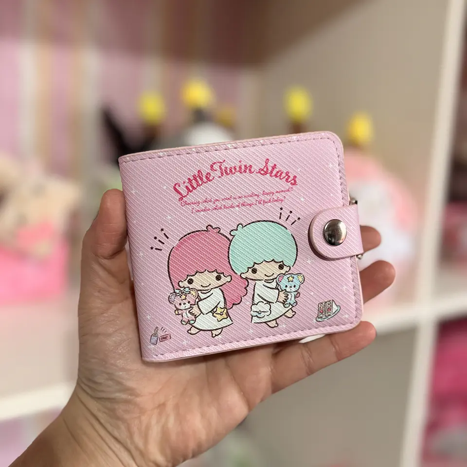 Billetera Little Twin Stars Sanrio – Rosa Pastel 1