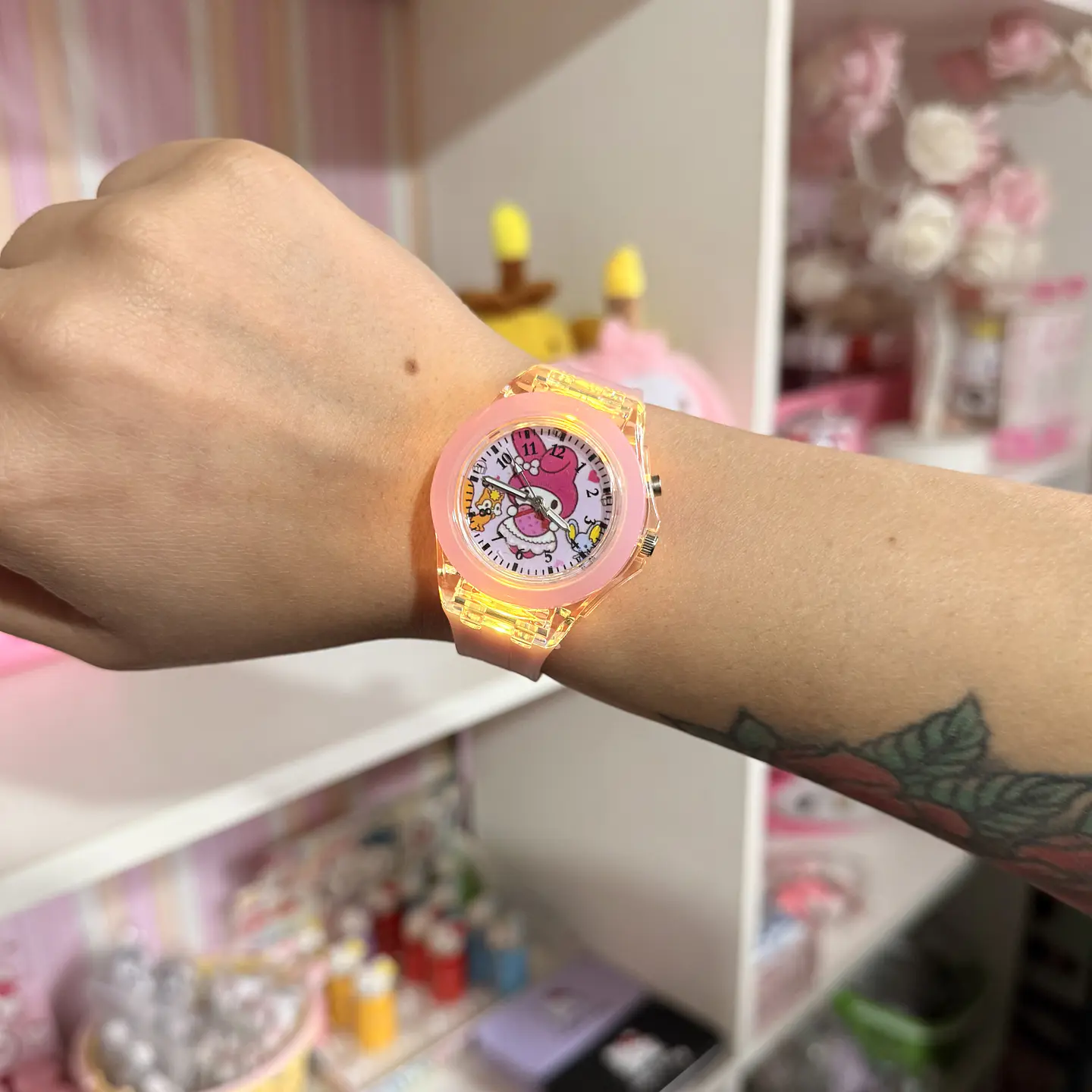Reloj de Pulsera My Melody con Luces LED Multicolor 2