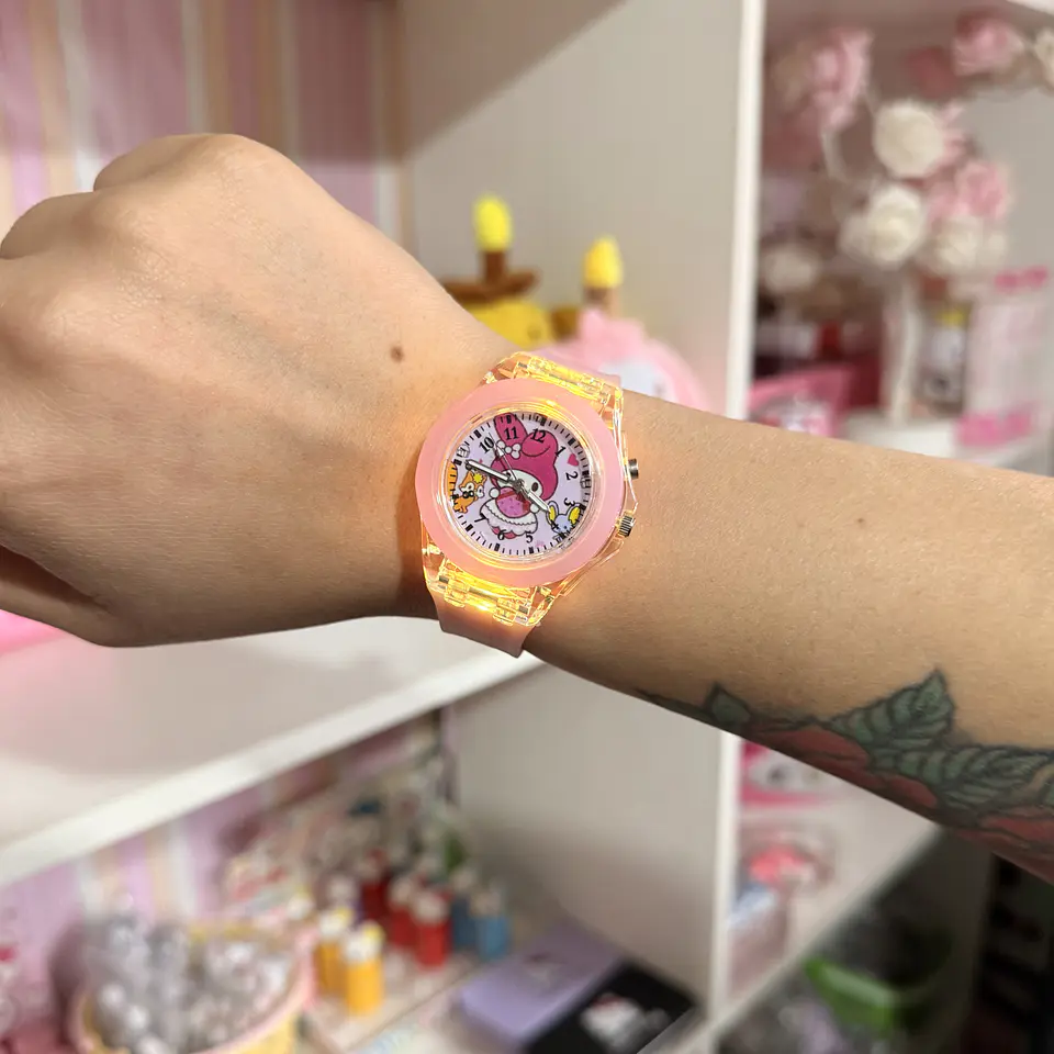 Reloj de Pulsera My Melody con Luces LED Multicolor 2