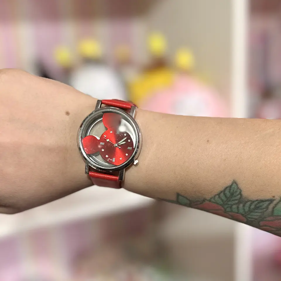 Reloj de Pulsera Mickey Mouse – Esfera Transparente  2
