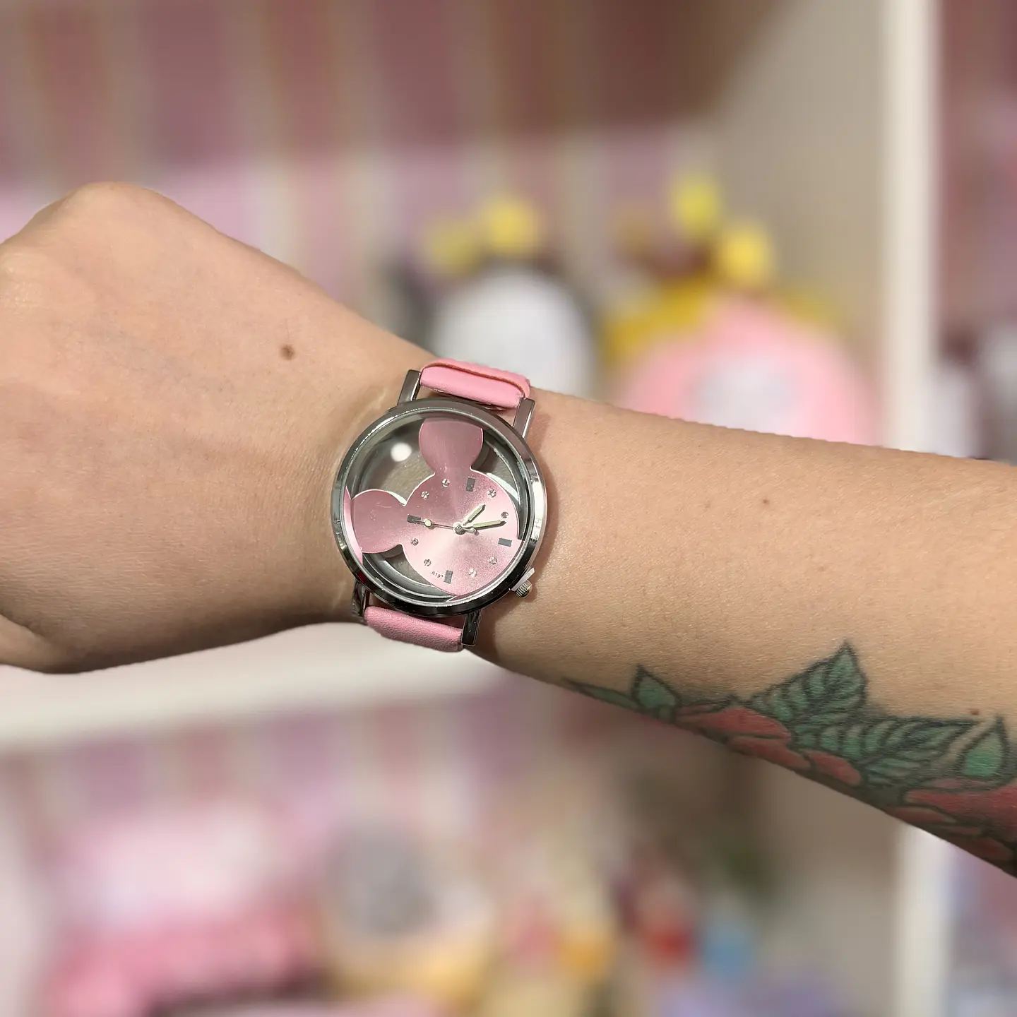 Reloj de Pulsera Mickey Mouse – Esfera Transparente  1