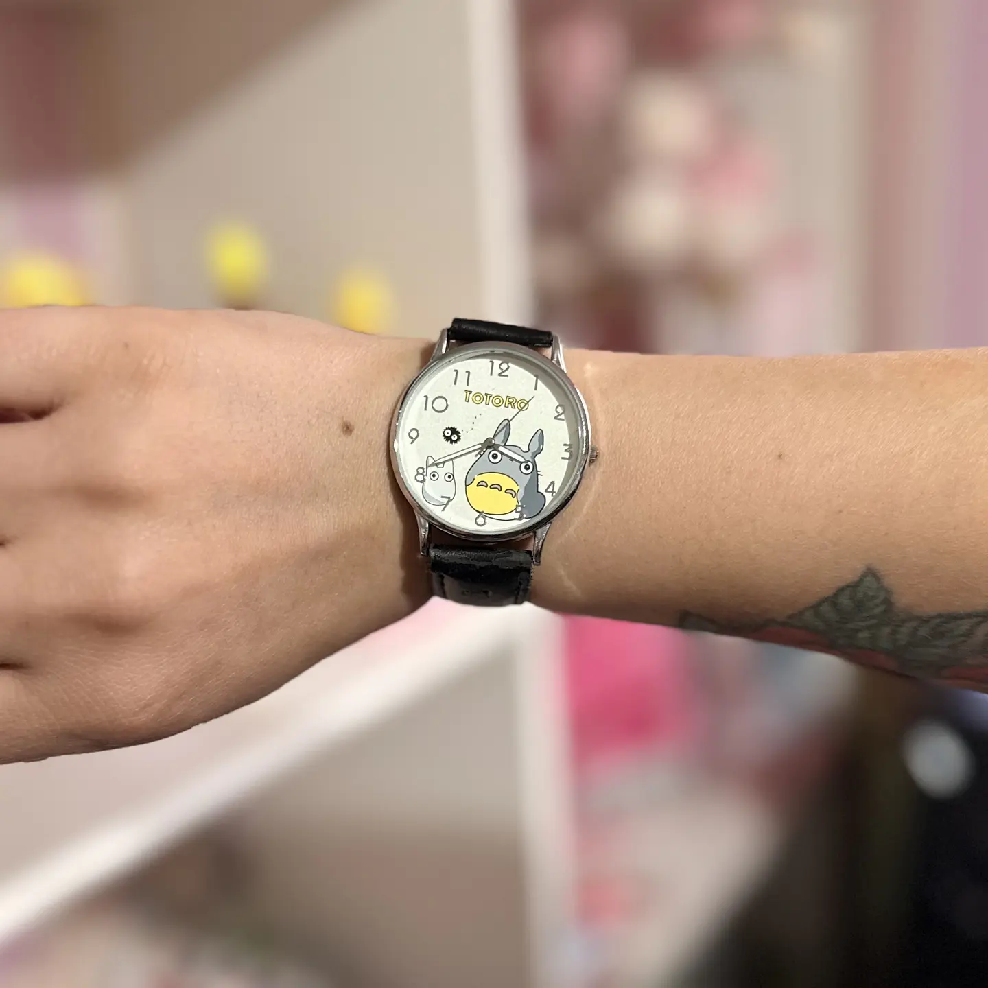 Reloj de Pulsera Mi Vecino Totoro – Correa Negra 1