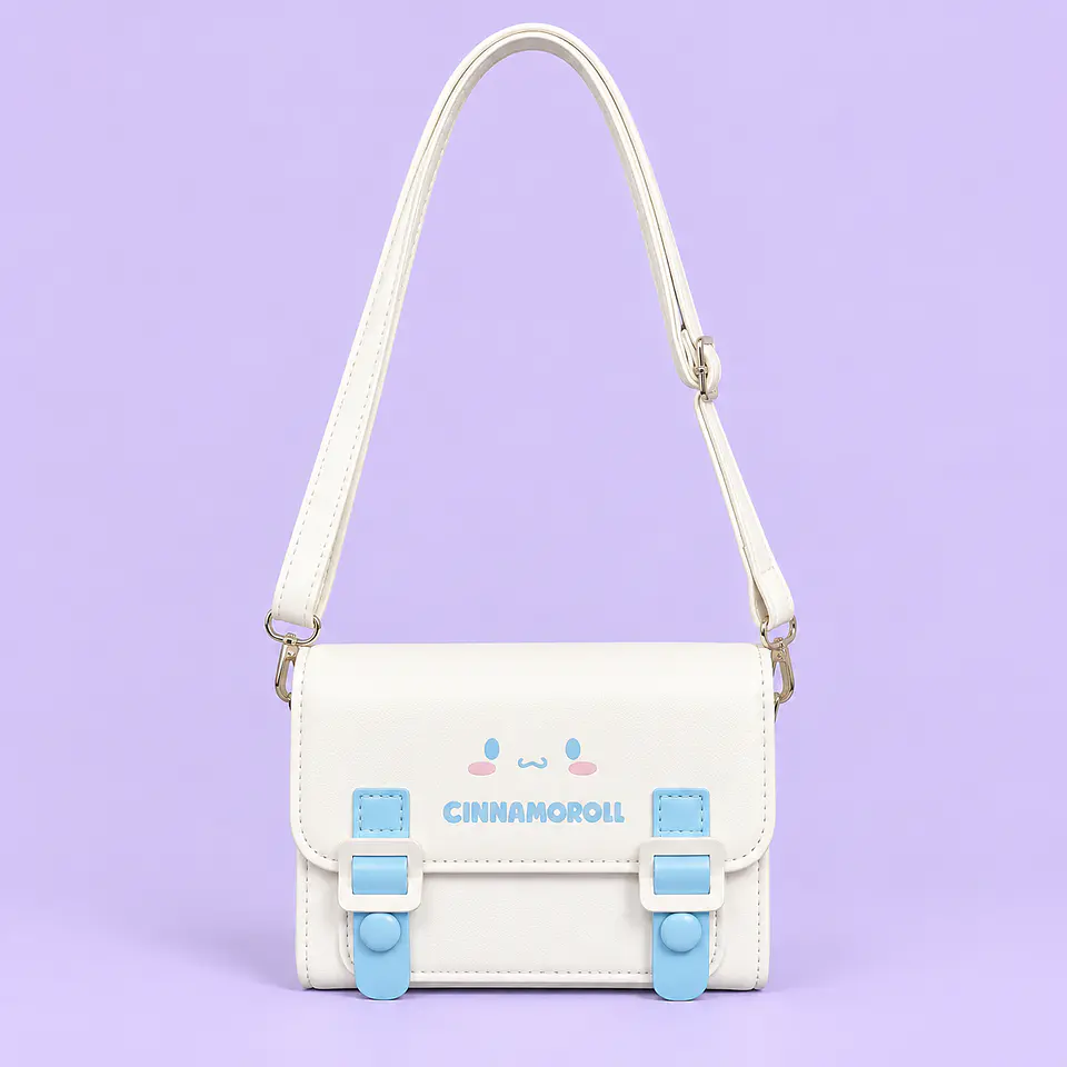 Cartera Cinnamoroll Blanca estilo Crossbody 1