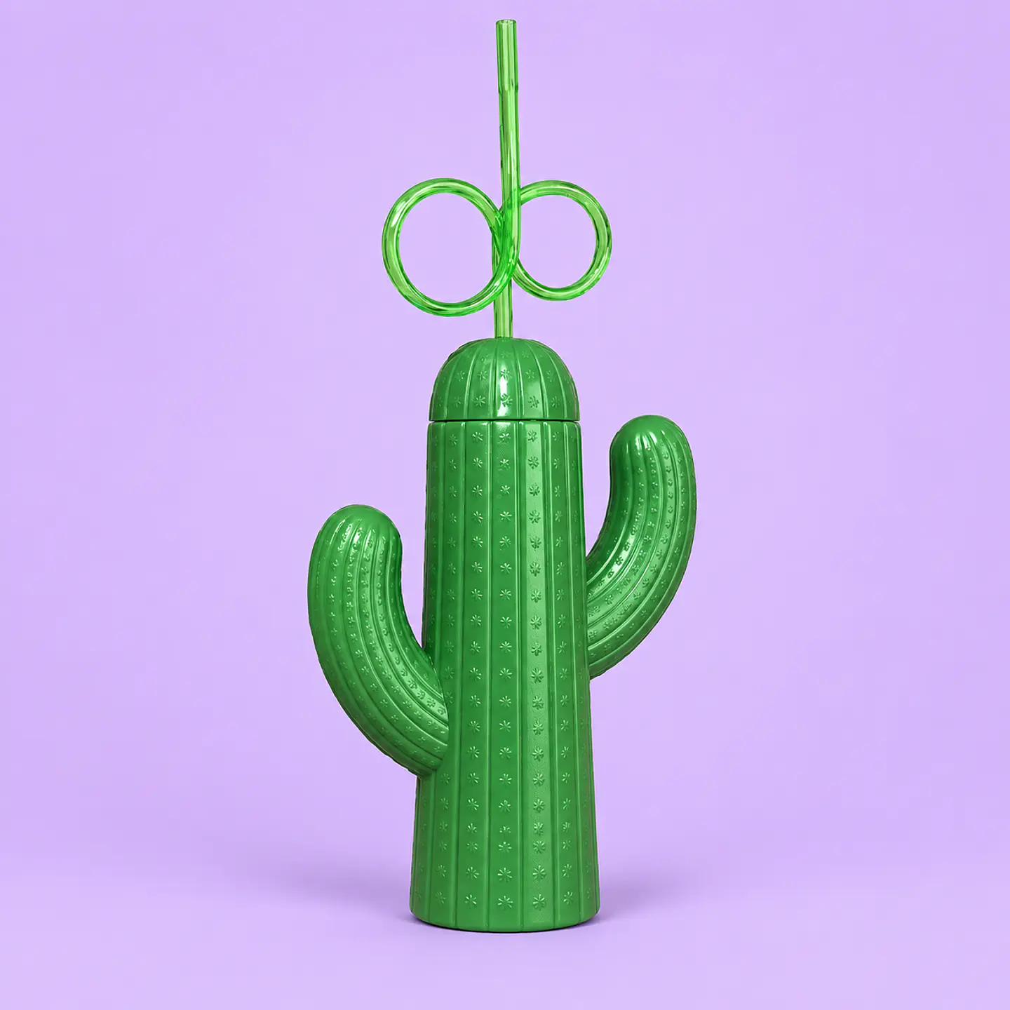 Vaso Cactus con Bombilla Espiral 1