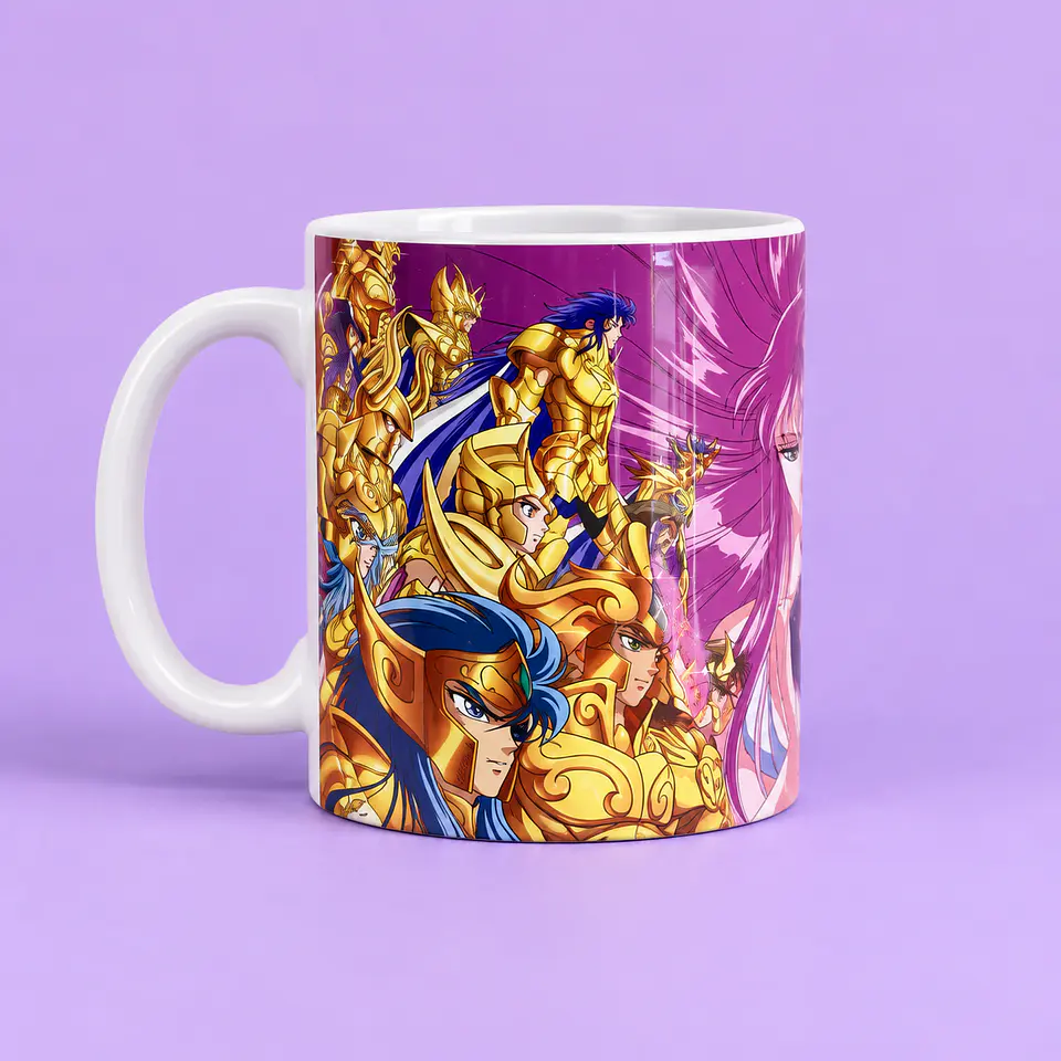 Tazón Caballeros del Zodiaco – Caballeros Dorados 1