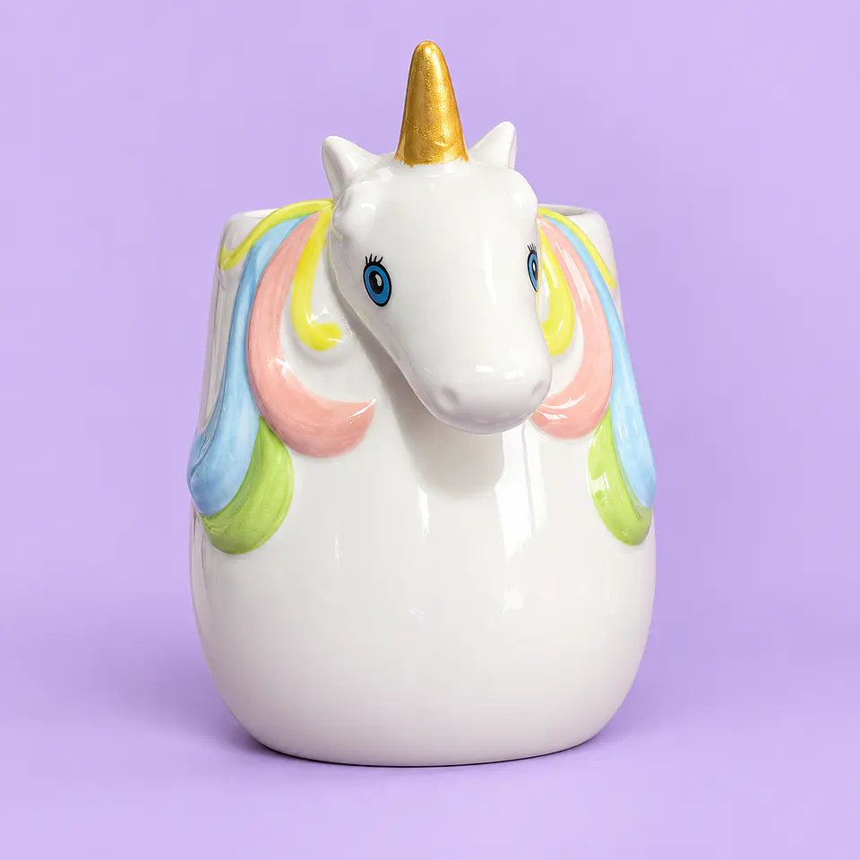 Tazón 3D Unicornio Arcoíris 1