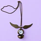 Reloj de Bolsillo Snitch Dorada Harry Potter con Alas y Cadena - Miniatura 3