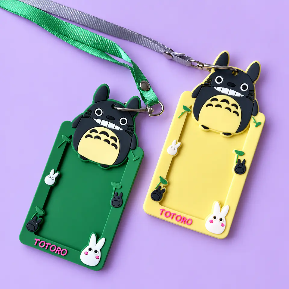 Porta Credencial Totoro con Lanyard – Varios Colores 1