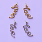 Aros Colgantes LOVE – Dorado o Plateado - Miniatura 1