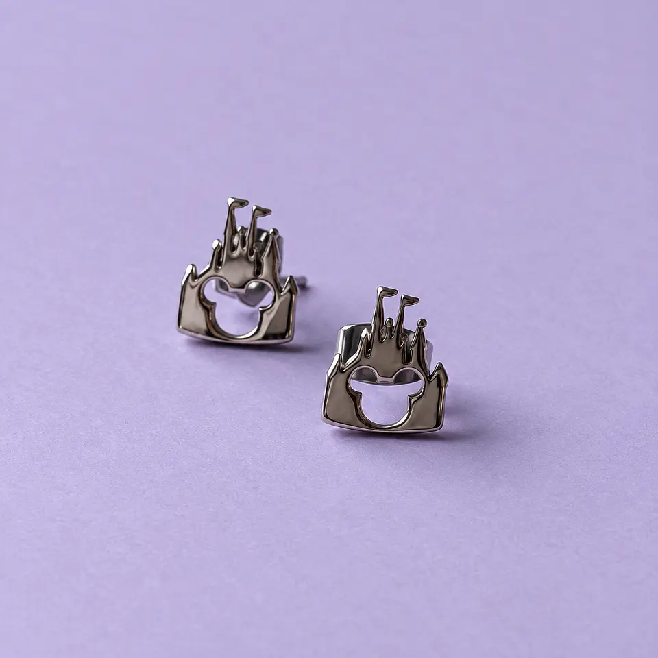 Conjunto Collar + Aros Castillo Mickey 3