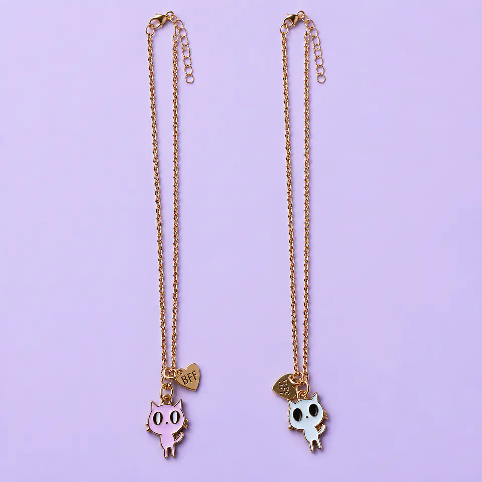 Set 2 Collares BFF Gatitos – Mejores Amigas 1