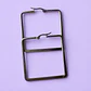 Aros Argolla Geométricos Negros – Estrella, Cuadrado o Corazón - Miniatura 2