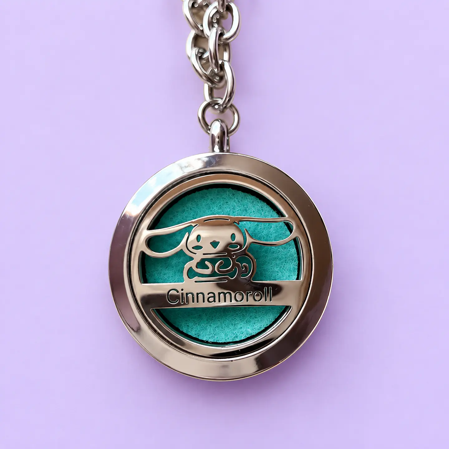 Collar Difusor Aromático Cinnamoroll Sanrio + 8 Fieltros 2