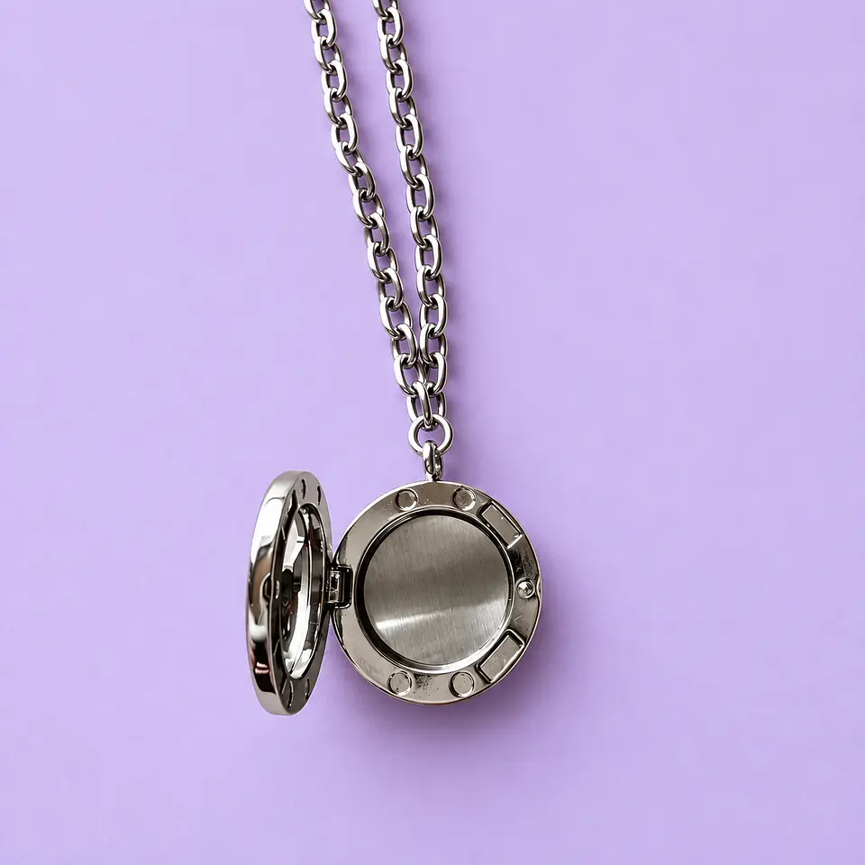 Collar Difusor Aromático Kuromi Sanrio + 8 Fieltros 3