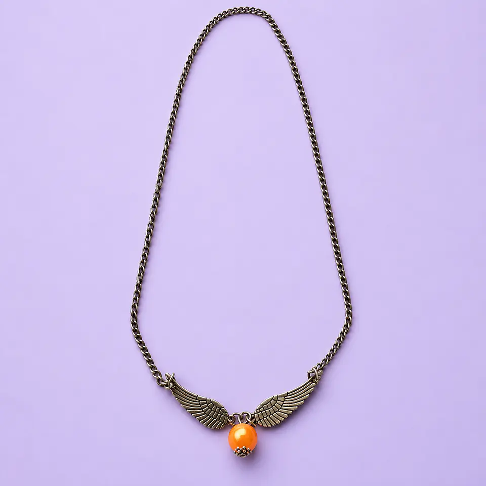 Collar Harry Potter – Snitch Dorada 1