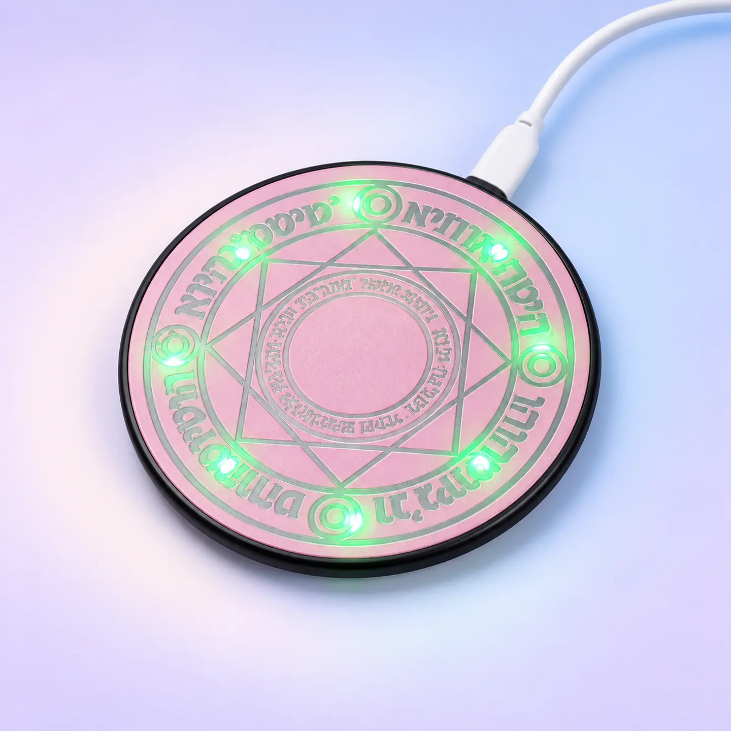 Cargador Inalámbrico Sakura Cardcaptor con Luz LED 1