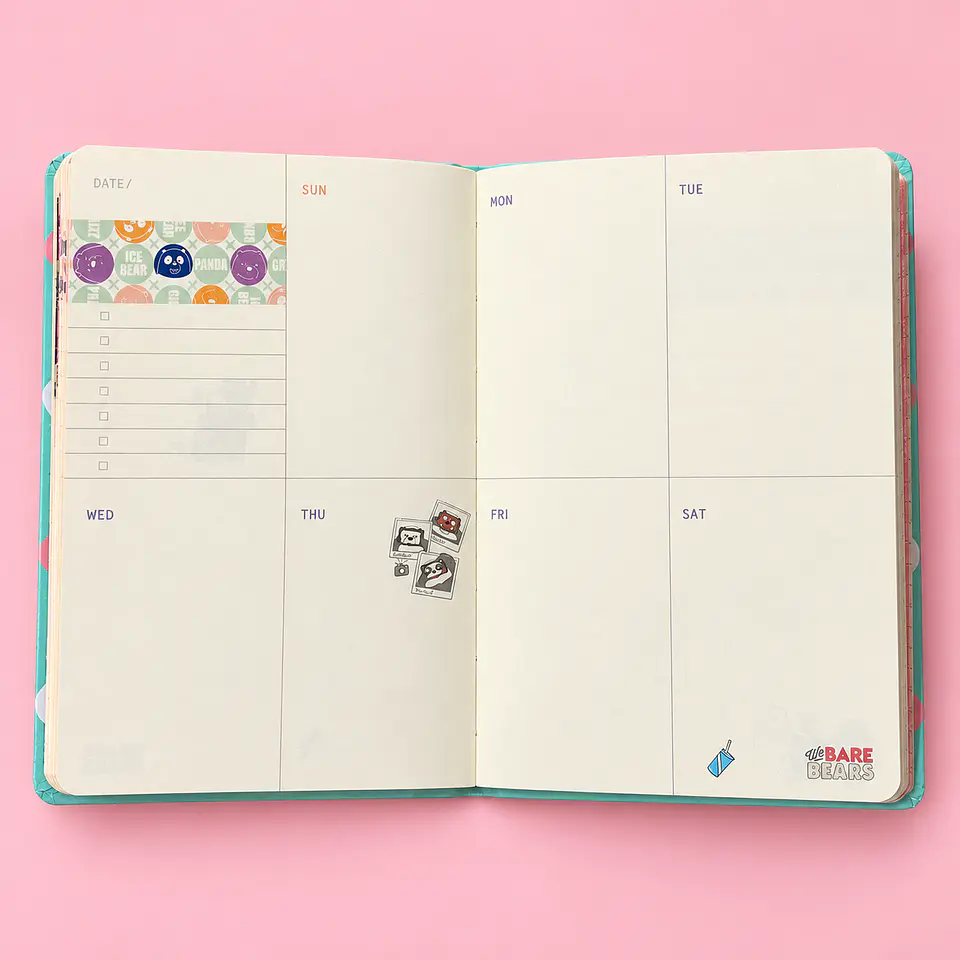 Agenda Planner We Bare Bears 2