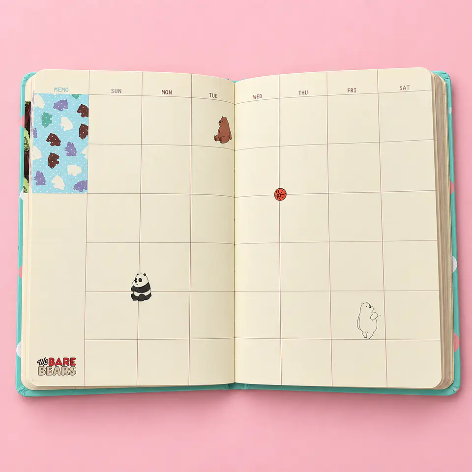 Agenda Planner We Bare Bears 5